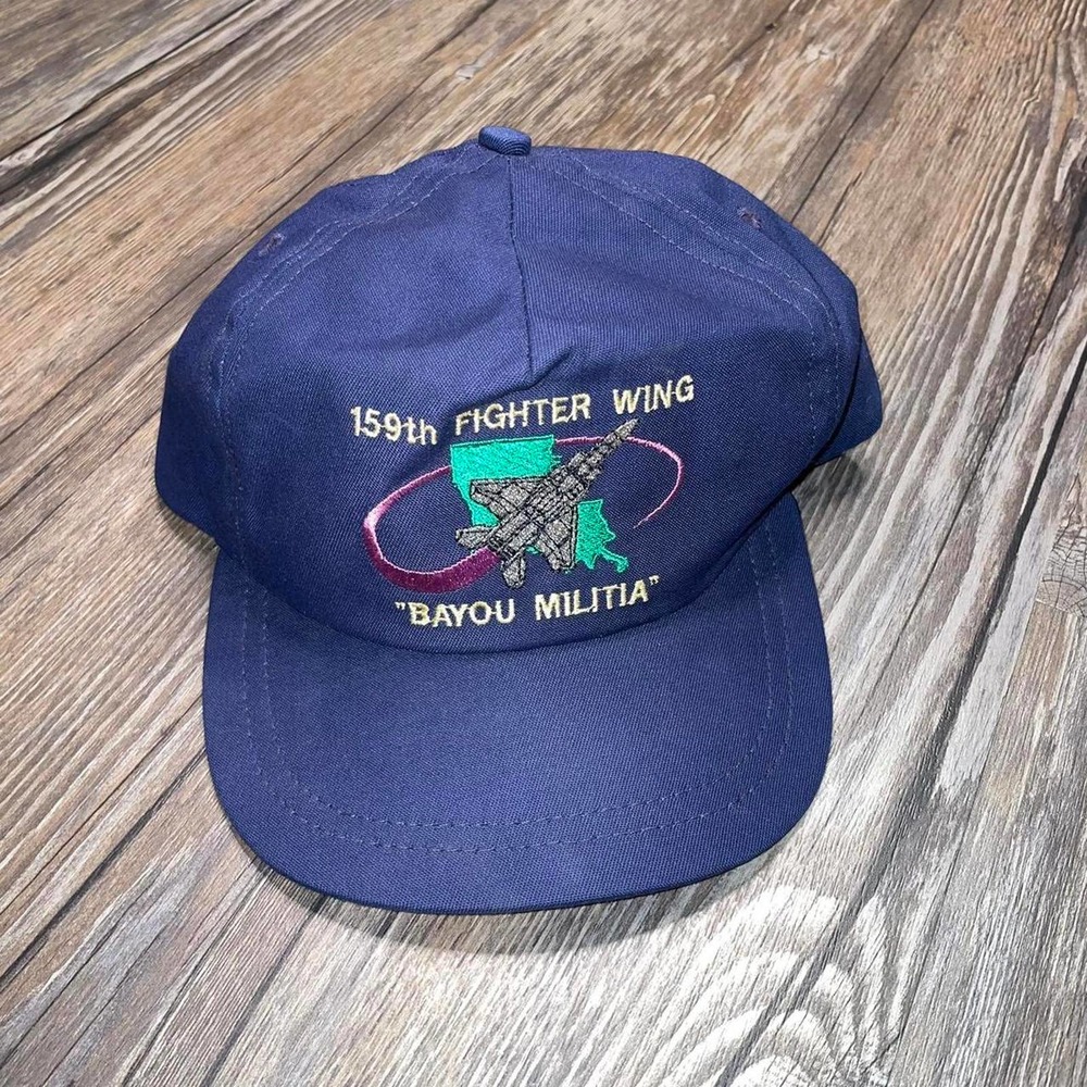 Vtg 80s fighter wing hat
